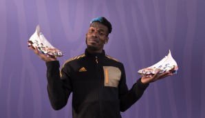 Er ist das Produkt der Zusammenarbeit zwischen ManUnited-Mittelfeldspieler Paul Pogba und Modedesignerin Stella McCartney, die sich beide im Rahmen der "The Huddle" Serie von Adidas im Mai 2020 kennengelernt hatten.