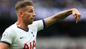 Toby Alderweireld (Tottenham Hotspur, Innenverteidigung): 87.