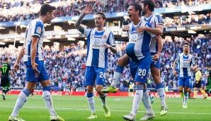 Platz 25: Espanyol Barcelona (Spanien) – 14 Tore in 8 Spielen