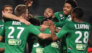 Platz 30: AS Saint-Etienne (Frankreich) – 14 Tore in 11 Spielen