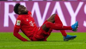 Der FC Bayern München muss womöglich längere Zeit auf Alphonso Davies verzichten.