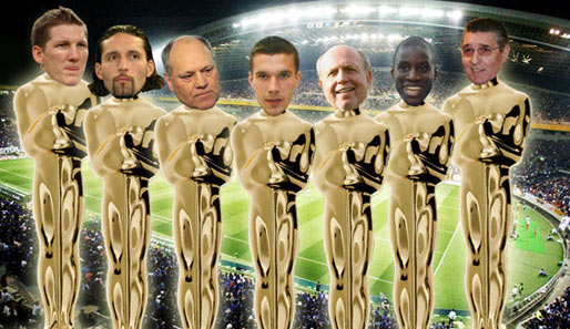 Die glorreichen Sieben (v.l.): Schweini, Kevin, Shrek, Poldi, Calli, Ba und Assi