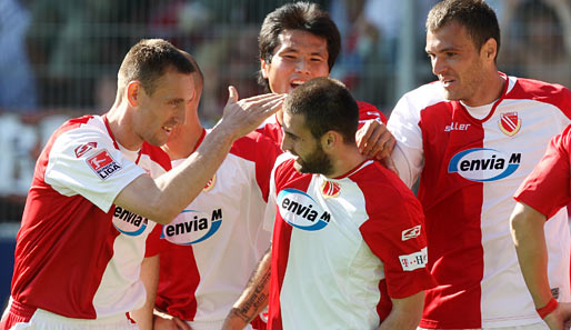 Energie Cottbus rettete sich mit einem klaren Sieg über Leverkusen die Chance auf den Klassenerhalt