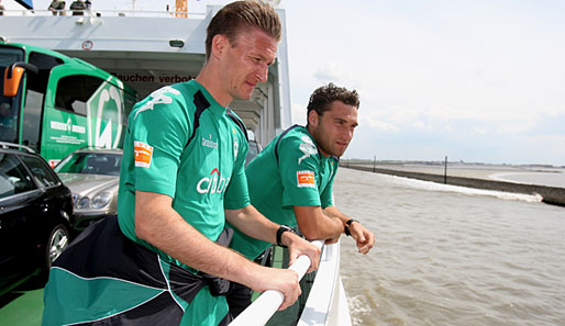 Stehen bei Werder Bremen vor der Ausmusterung - Jurica Vranjes und Dusko Tosic