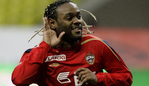 Vagner Love spielt seit 2004 für ZSKA Moskau - und bald für den VfB Stuttgart?