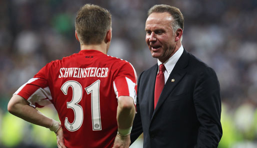 Bastian Schweinsteiger bleibt bis 2012 ein Bayer. Karl-Heinz Rummenigge spricht ein Machtwort