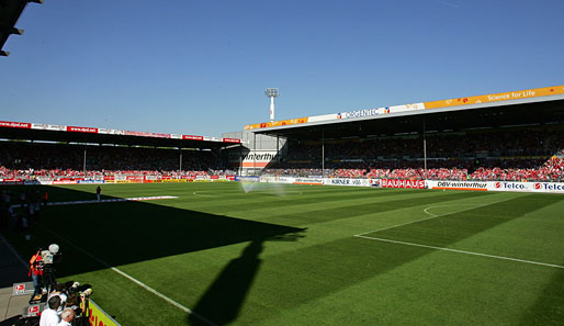 Austragungsstätte des geplanten Blitzturniers: Das Mainzer Bruchwegstadion