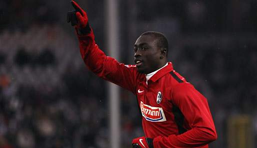 Papiss Cisse steht seit 2010 für den SC Freiburg auf dem Feld