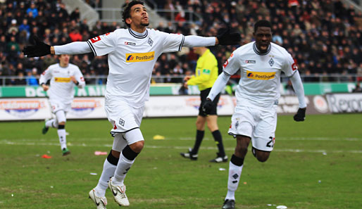 Fehlt Borussia Mönchengladbach mehrere Wochen: Igor de Camargo (l.)