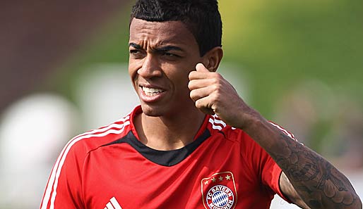 Luiz Gustavo erzielte am 24. Spieltag sein erstes Bundesliga-Tor für Bayern München