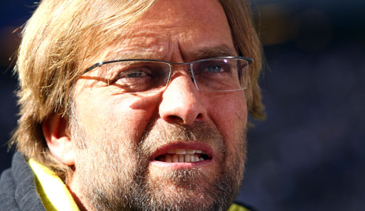 Jürgen Klopp steht mit Borussia Dortmund derzeit an der Tabellenspitze