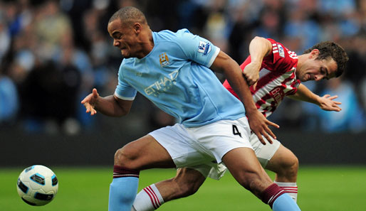 Vincent Kompany spielt zurzeit für den englischen Klub Manchester City