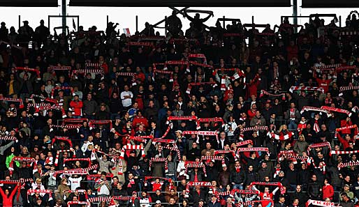 Nicht immer sind die Kölner Fans so friedlich wie hier