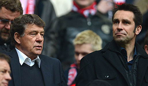 Otto Rehhagel (l.) und Michael Preetz haben ein Schicksalsspiel für die Hertha vor der Nase