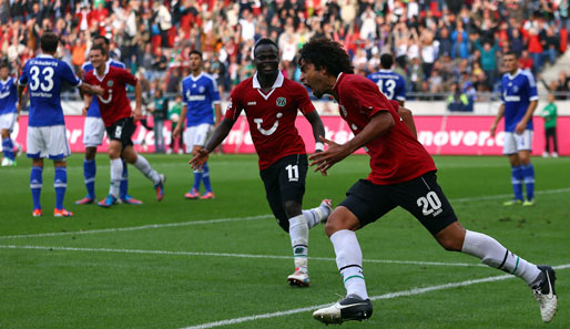 Beim Bundesliga-Debüt läuft es für Felipe um Längen besser als in der EL-Quali: Er trifft zum 1:0