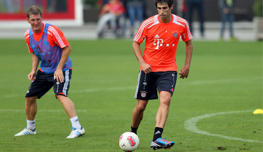 Bastian Schweinsteiger (l.) und Javi Martinez gewannen ihr erstes gemeinsames Spiel