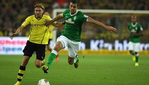 Franco Di Santo (r.) wird Wwrder Bremen vorerst nicht zur Verfügung stehen