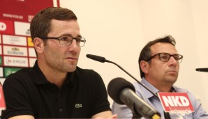 Martin Bader (r.) ist seit 2004 Sportdirektor des 1. FC Nürnberg