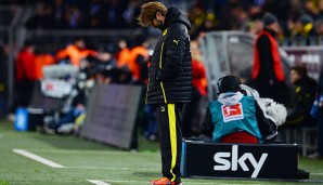 BVB-Coach Jürgen Klopp musste in der Rückrunde einige Rückschläge wegstecken