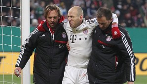 Arjen Robben hat Probleme beim Gang auf den Lokus