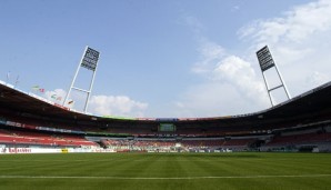 Glücklicherweise haben die Dämme nahe des Weserstadions gehalten