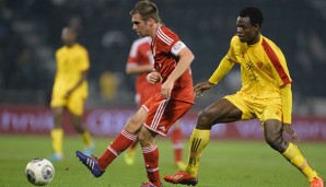 Philipp Lahm und der FC Bayern spielen am Montag live bei SPOX