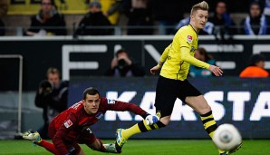 Marco Reus erzielte in der Hinrunde acht Tore und gab fünf Vorlagen