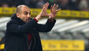 Noch nicht zufrieden: Pep Guardiola sieht weiter Steigerungsbedarf beim FCB.