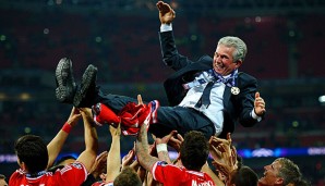 Jupp Heynckes räumte in seiner letzten Saison als Trainer alle Titel ab