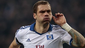 Pierre-Michel Lasogga sieht den HSV im Vorteil