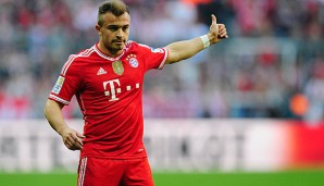 Will schnell zurück: Bayerns Shaqiri kämpft mit einer Muskelverletzung