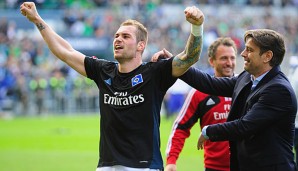 Pierre-Michel Lasogga hatte mit seinem Treffer maßgeblichen Anteil am Hamburger Klassenerhalt