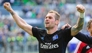 Pierre-Michel Lasogga rettete den Hamburger SV in der Relegation vor dem Abstieg aus der Bundesliga