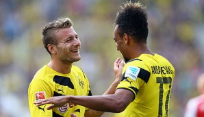 Ciro Immobile und Pierre-Emerick Aubameyang könnten zukünftig gemeinsam auf Torejagd gehen