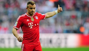 Daumen hoch: Xherdan Shaqiri bleibt in München