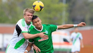 Davie Selke (r.) fühlt sich in Bremen wohl