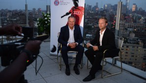 SPOX-Reporter Thomas Gaber traf Karl-Heinz Rummenigge in New York