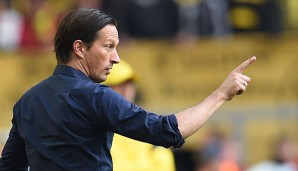 Roger Schmidt ist bisher zufrieden mit seiner Truppe