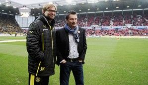 Christian Heidel (r.) arbeitet seit April 1991 für den 1. FSV Mainz 05