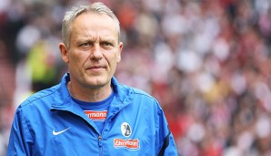 Christian Streich vom SC Freiburg freut sich auf das Derby