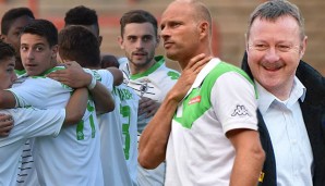 Arie van Lent trainiert die U 19 der Borussia, Roland Virkus ist Direktor Jugend und Amateure