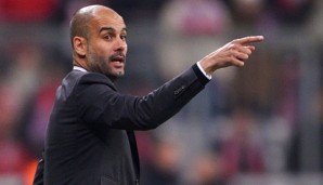 Pep Guardiola sieht den FC Bayern noch nicht auf Top-Niveau