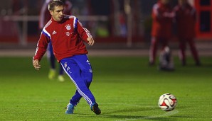 Philipp Lahm hatte sich im Training einen Bruch des rechten Sprunggelenks zugezogen