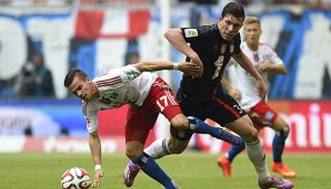 Pierre-Emile Hojbjerg (r.) macht sich Gedanken um einen Vereinswechsel