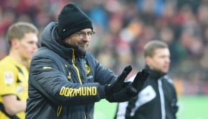 Jürgen Klopp und der BVB haben den ersten Dreier der Rückrunde eingefahren