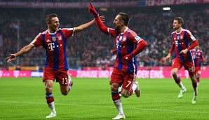 Franck Ribery und Rafinha sind wieder auf den Trainingsplatz zurückgekehrt