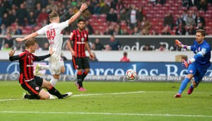 Kevin Trapp hat mit der Eintracht gegen den VfB Stuttgart verloren