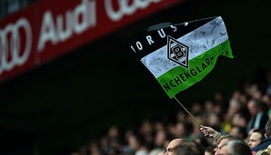 Die Fans von Gladbach zeigen Herz