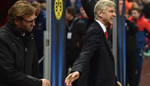 Klopp und Wenger trafen dieses Jahr in der Champions-League Gruppenphase aufeinander