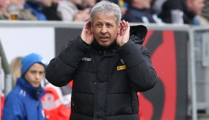 Lucien Favre steht seit Februar 2011 an der Seitenlinie von Borussia Mönchengladbach